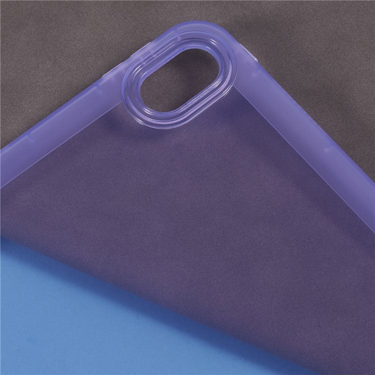 For Huawei MatePad SE 11 Case Soft TPU Transparent Tablet Cover - Purple