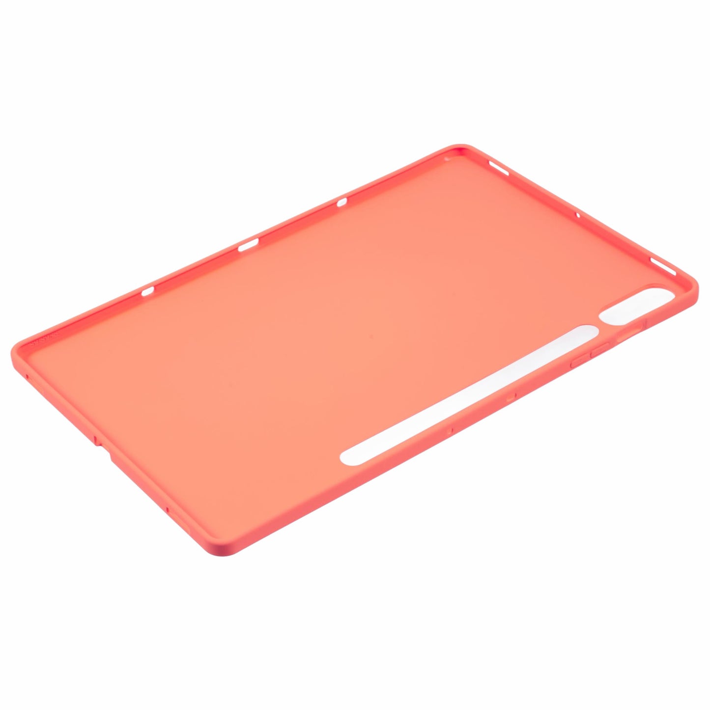 For Samsung Galaxy Tab S9 FE+ / Tab S9+ Case Soft TPU Back Tablet Cover - Orange