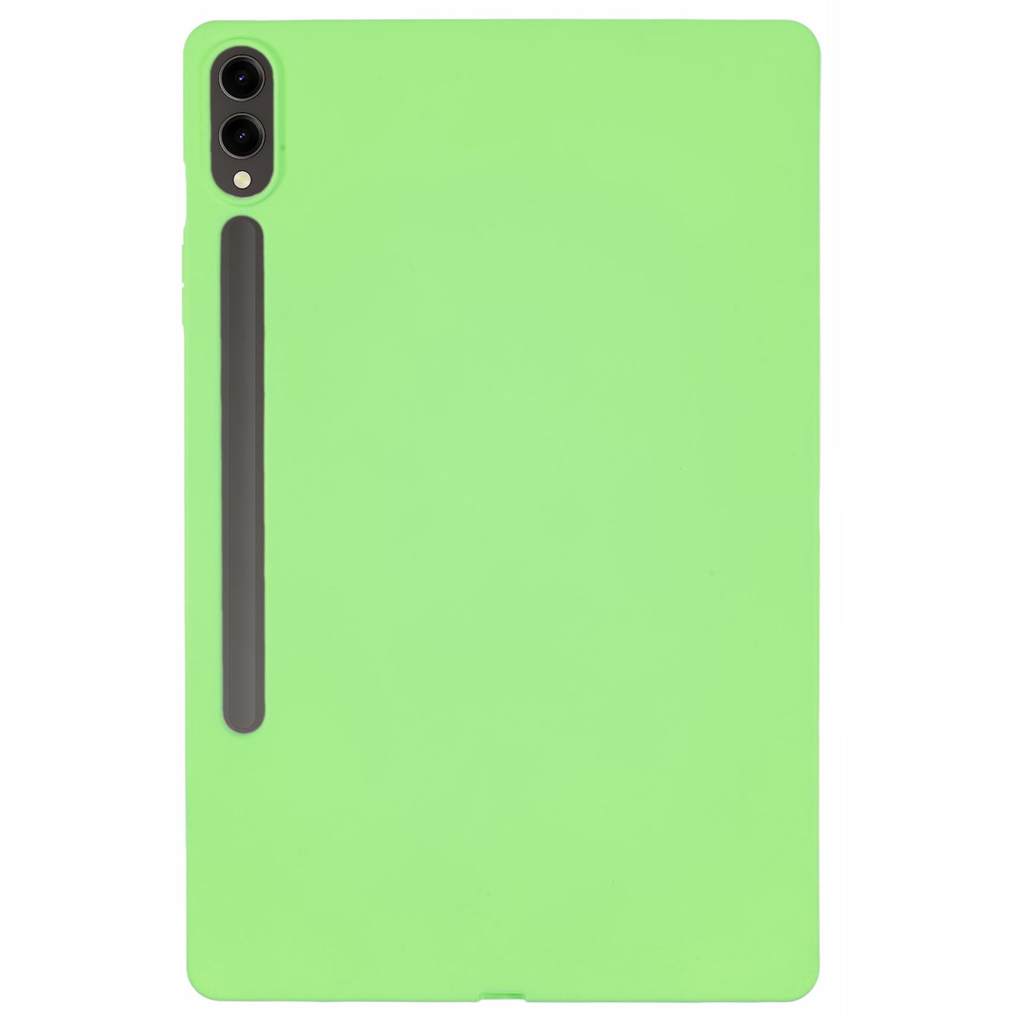 For Samsung Galaxy Tab S9 FE+ / Tab S9+ Case Soft TPU Back Tablet Cover - Fluorescent Green