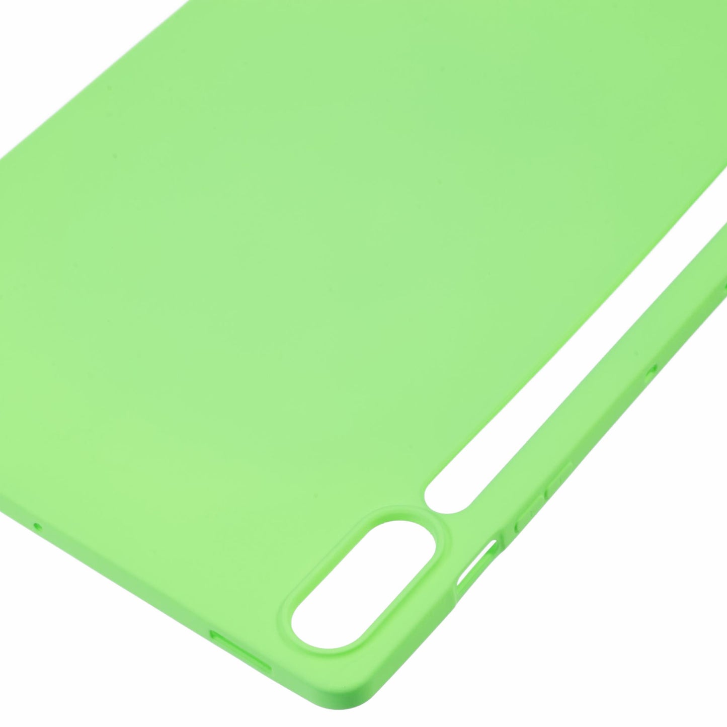 For Samsung Galaxy Tab S9 FE+ / Tab S9+ Case Soft TPU Back Tablet Cover - Fluorescent Green