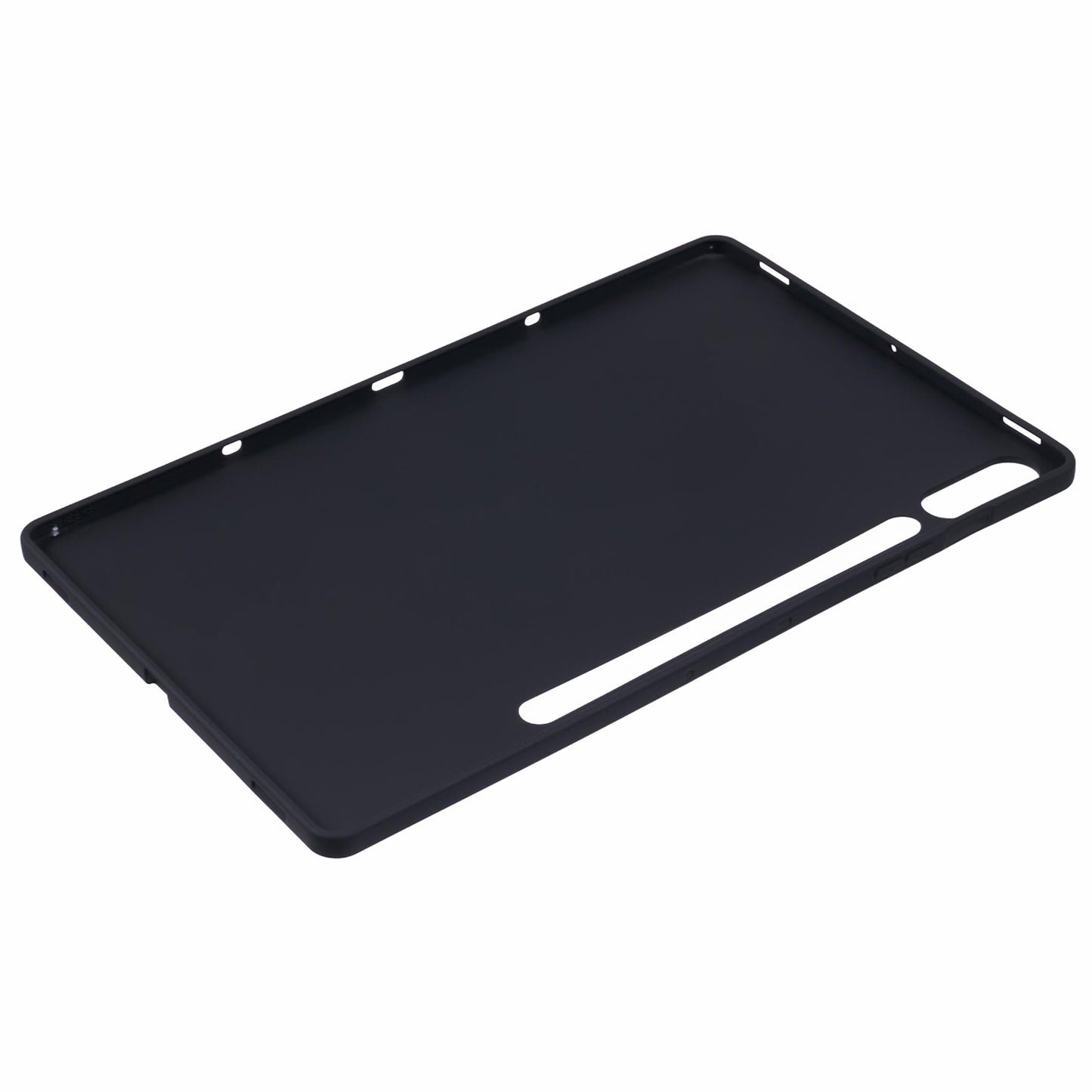 For Samsung Galaxy Tab S9 FE+ / Tab S9+ Case Soft TPU Back Tablet Cover - Black