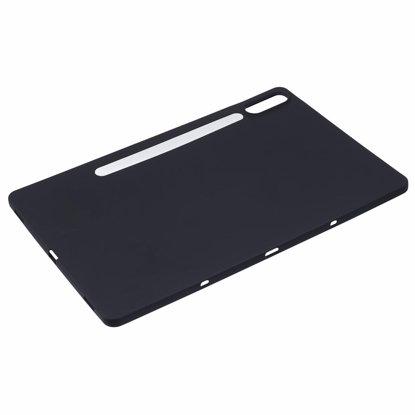 For Samsung Galaxy Tab S9 FE+ / Tab S9+ Case Soft TPU Back Tablet Cover - Black