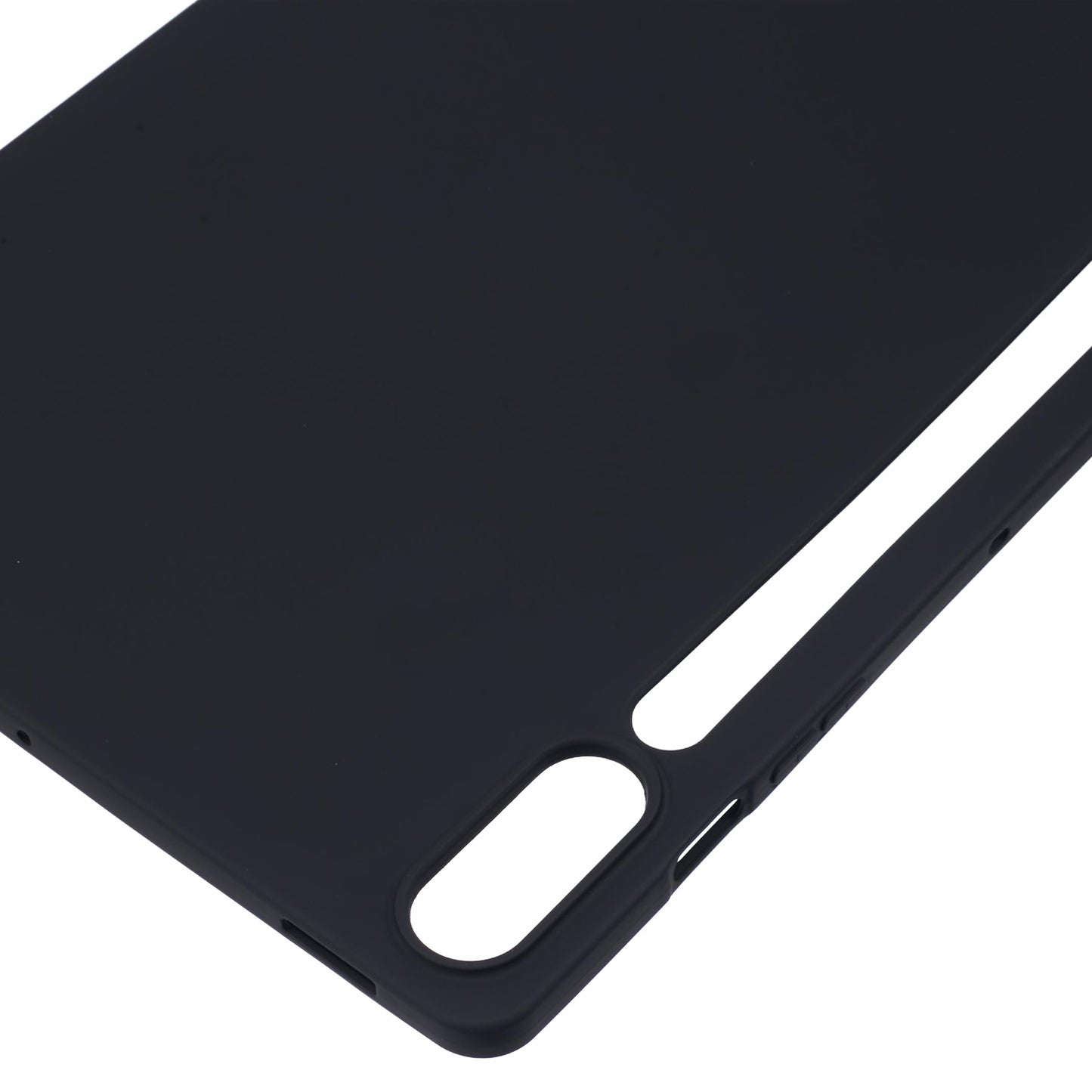 For Samsung Galaxy Tab S9 FE+ / Tab S9+ Case Soft TPU Back Tablet Cover - Black
