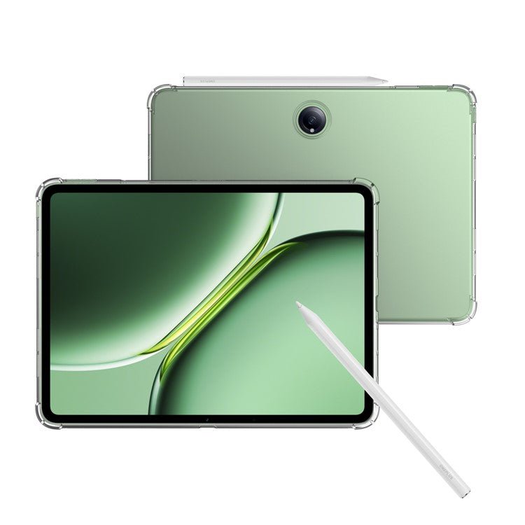 For OnePlus Pad Pro Case Four Corner Protection Transparent Tablet TPU Cover