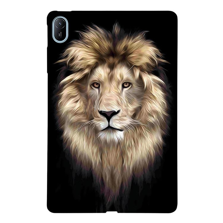 For Huawei MatePad SE 11 TPU Case Pattern Printing Slim Tablet Protective Cover - Lion