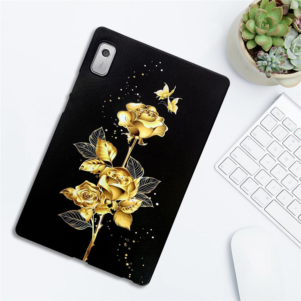 For Lenovo Tab M9 TPU Case Pattern Printing Slim Tablet Protective Cover