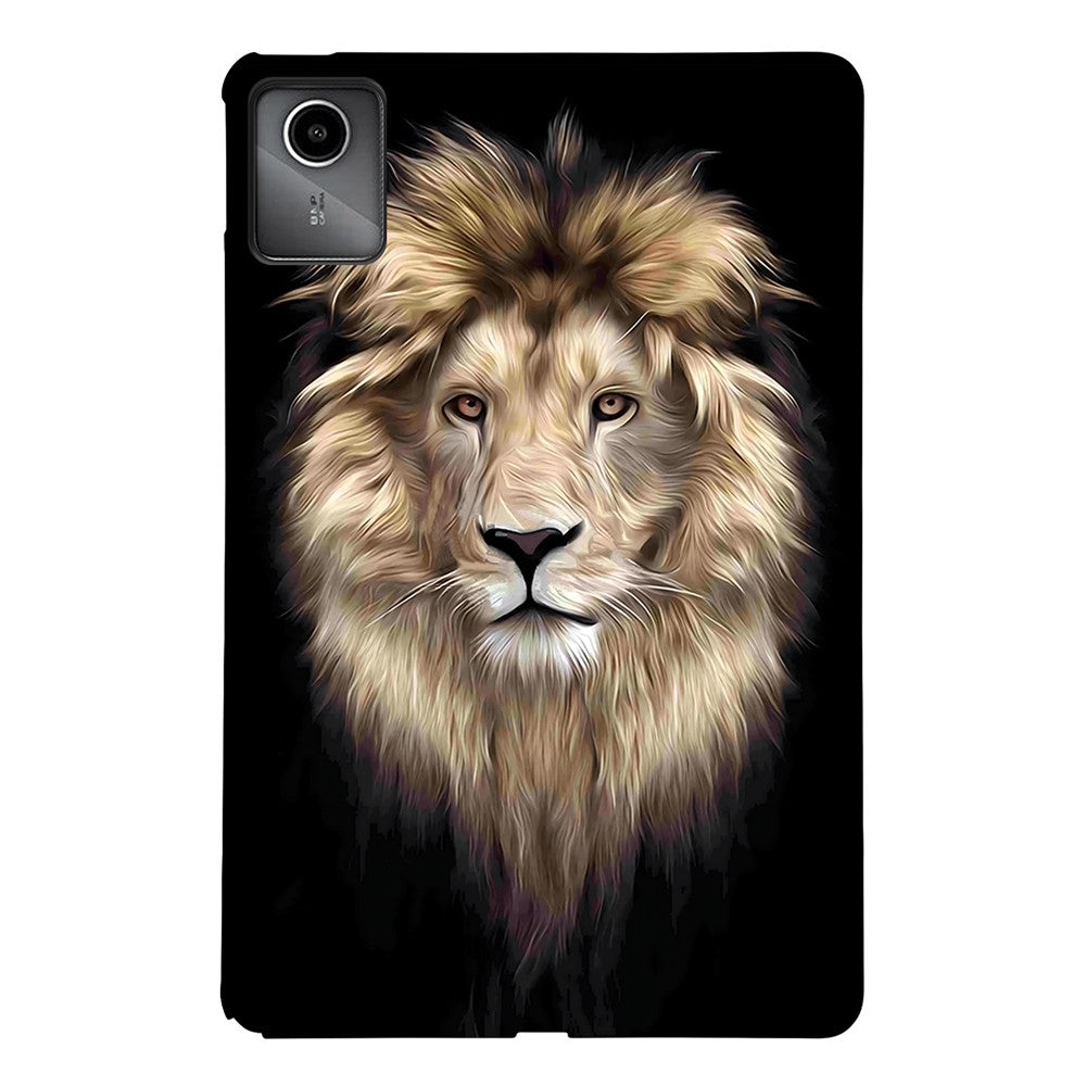 For Lenovo Tab M11 TPU Case Pattern Printing Slim Tablet Protective Cover - Lion