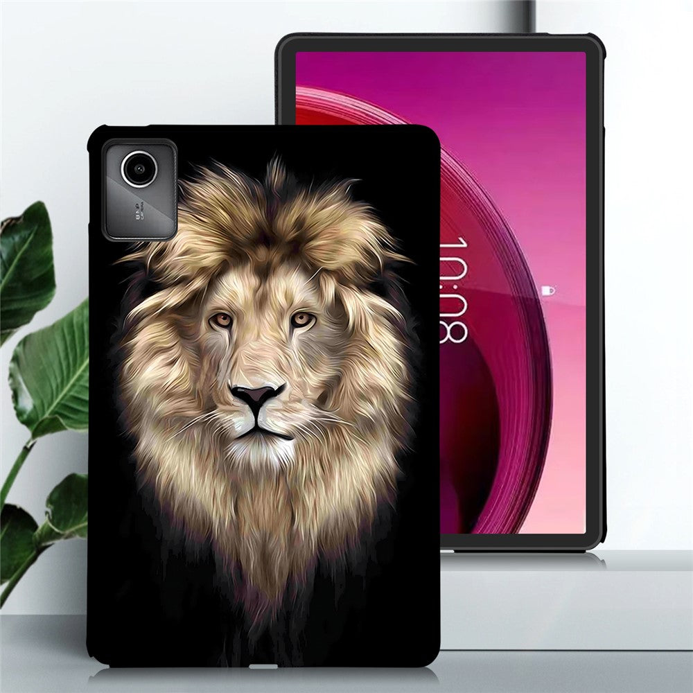 For Lenovo Tab M11 TPU Case Pattern Printing Slim Tablet Protective Cover - Lion