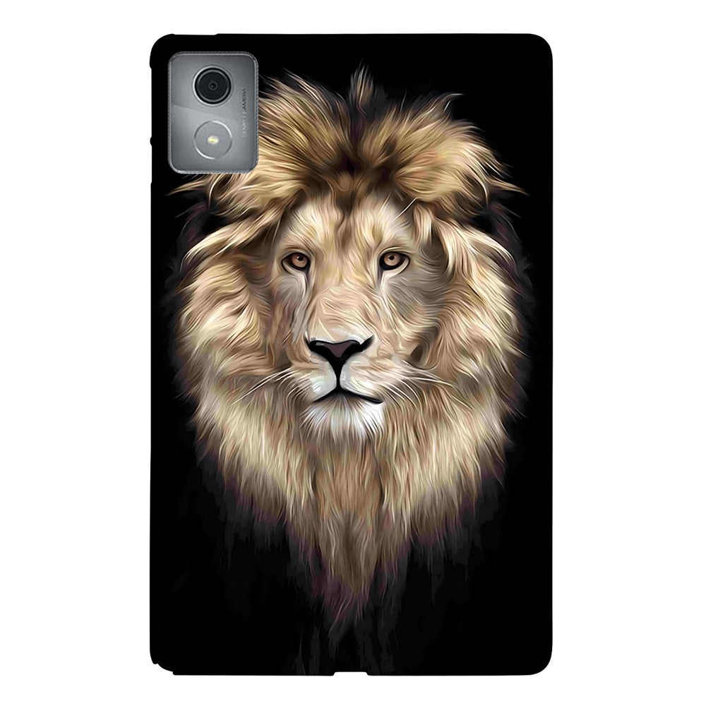For Lenovo Tab M11 Plus TPU Case Pattern Printing Slim Tablet Protective Cover - Lion