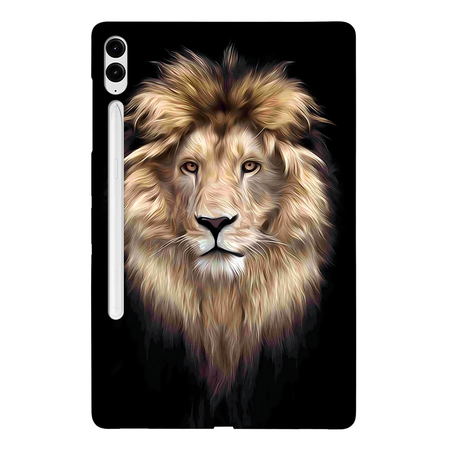 For Samsung Galaxy Tab S9 FE+ / Tab S10+ / S9+ TPU Case Pattern Printing Slim Tablet Protective Cover - Lion