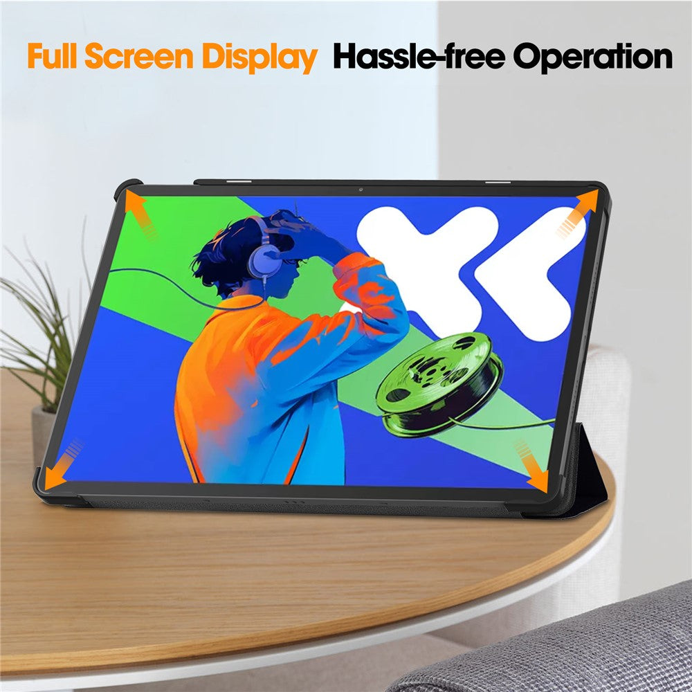 For Lenovo Xiaoxin Pad Pro 12.7 inch Case Pattern Print Leather Stand Tablet Cover - Don't Touch Me