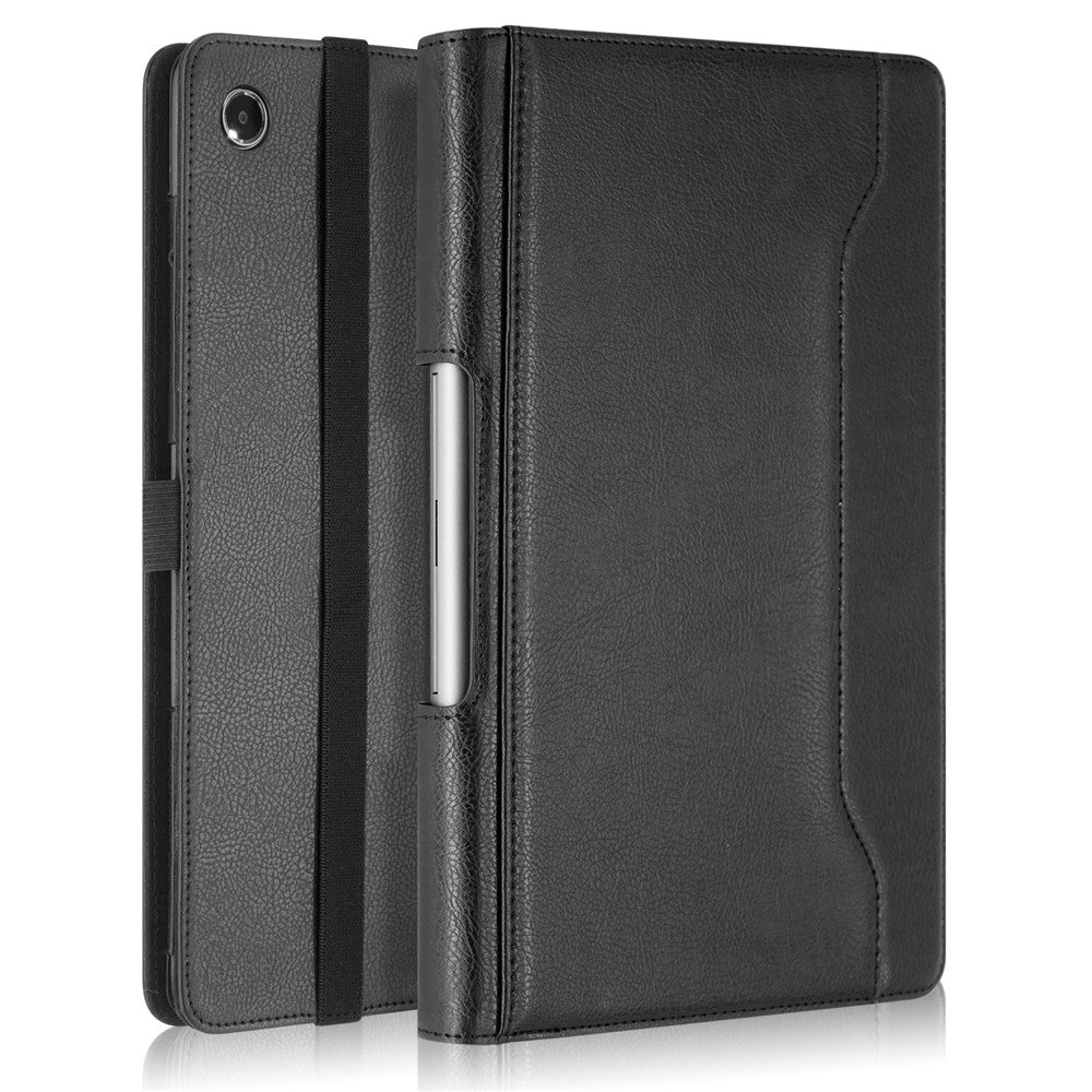 For Lenovo Tab Plus TB351FU / Xiaoxin Pad Studio 11.5 inch Case Stand PU Leather Tablet Phone Cover - Black