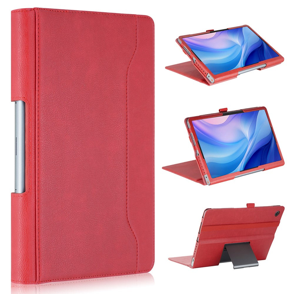 For Lenovo Tab Plus TB351FU / Xiaoxin Pad Studio 11.5 inch Case Stand PU Leather Tablet Phone Cover - Red