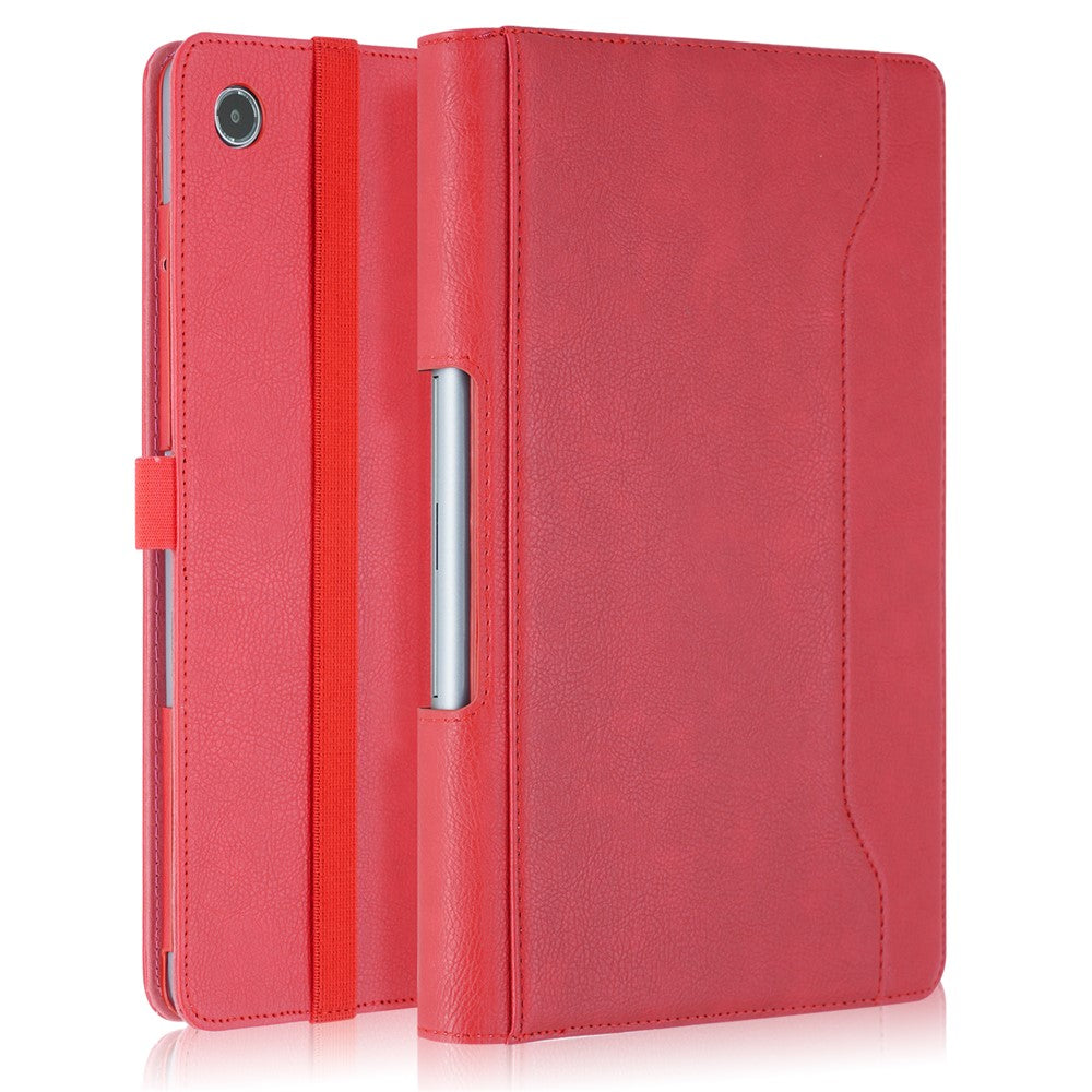 For Lenovo Tab Plus TB351FU / Xiaoxin Pad Studio 11.5 inch Case Stand PU Leather Tablet Phone Cover - Red