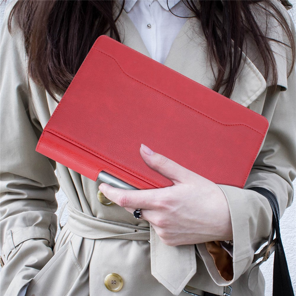 For Lenovo Tab Plus TB351FU / Xiaoxin Pad Studio 11.5 inch Case Stand PU Leather Tablet Phone Cover - Red
