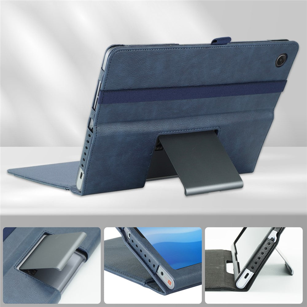 For Lenovo Tab Plus TB351FU / Xiaoxin Pad Studio 11.5 inch Case Stand PU Leather Tablet Phone Cover - Blue