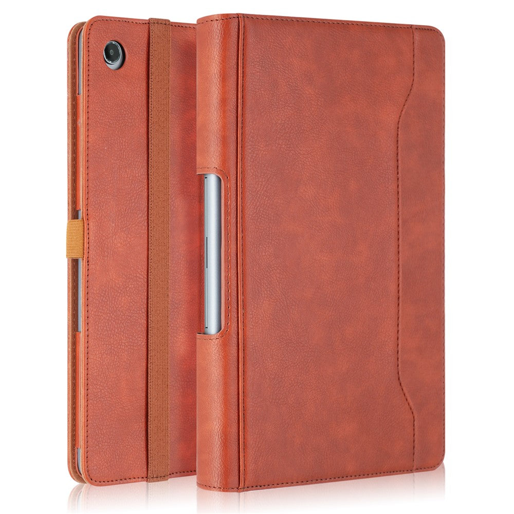 For Lenovo Tab Plus TB351FU / Xiaoxin Pad Studio 11.5 inch Case Stand PU Leather Tablet Phone Cover - Brown