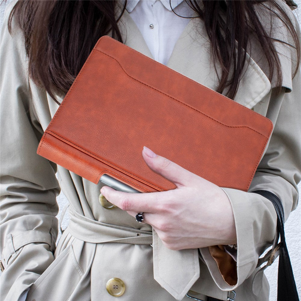 For Lenovo Tab Plus TB351FU / Xiaoxin Pad Studio 11.5 inch Case Stand PU Leather Tablet Phone Cover - Brown