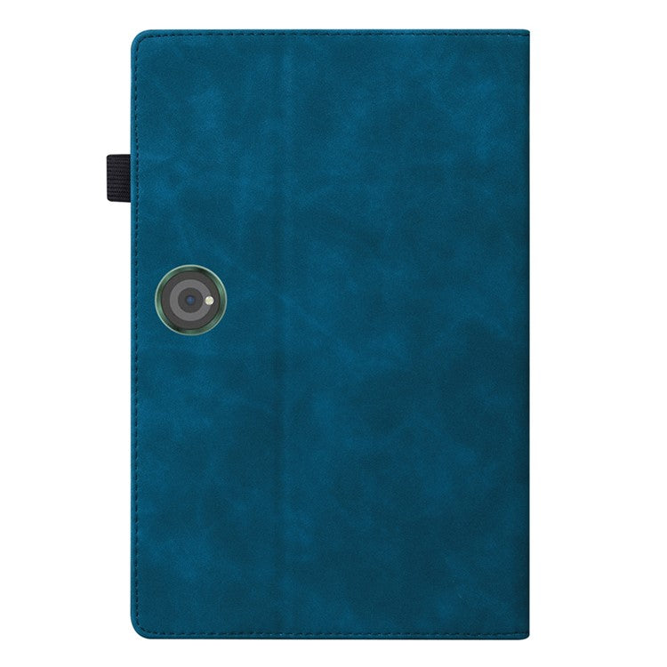 For OnePlus Pad 2 / Pad Pro Case PU Leather Business Folio Protective Tablet Cover Card Holder - Blue