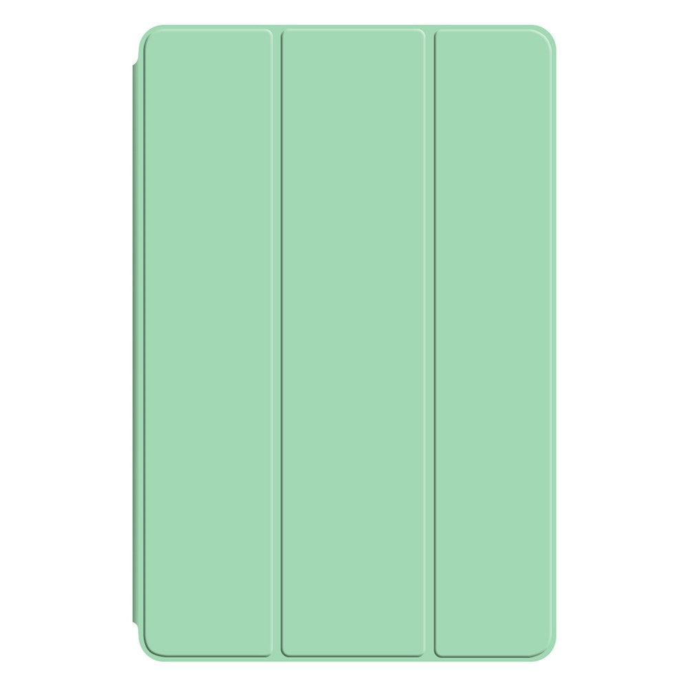 For Lenovo Xiaoxin Pad Pro 12.7 inch Case PU Leather TPU Back Trifold Stand Tablet Cover - Green