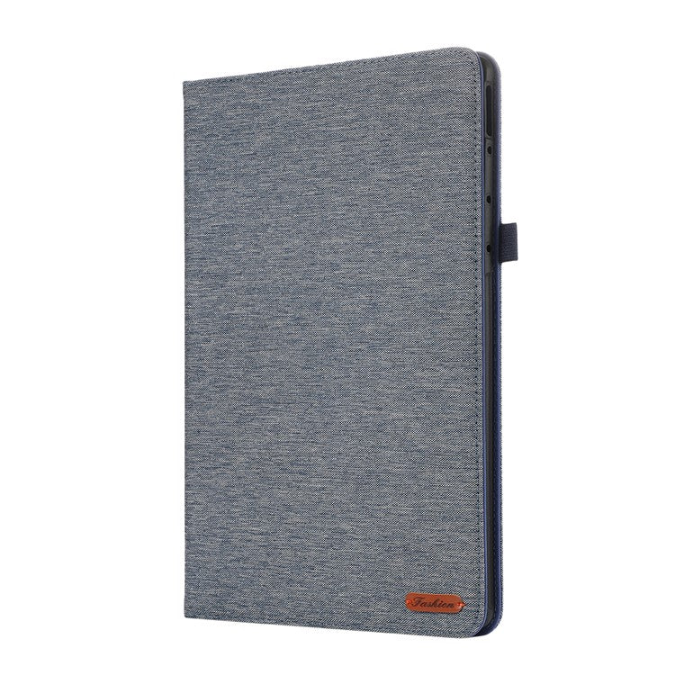 For Huawei MatePad Pro 12.2 (2024) Leather Case Card Holder Cloth Texture Tablet Stand Cover - Blue