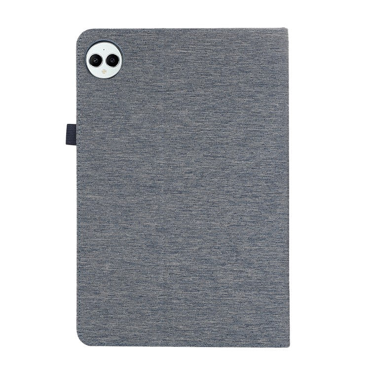 For Huawei MatePad Pro 12.2 (2024) Leather Case Card Holder Cloth Texture Tablet Stand Cover - Blue