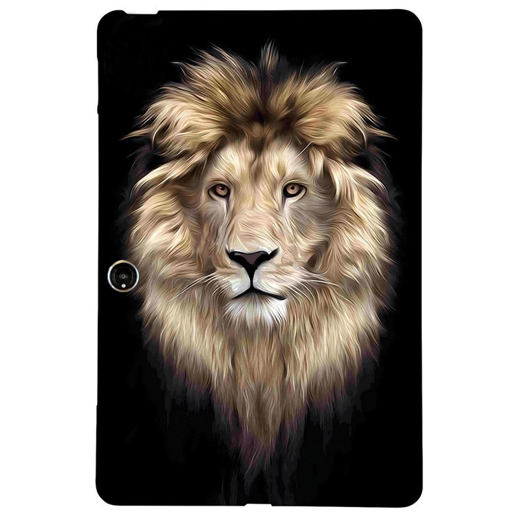 TPU Case for Oppo Pad Neo / Pad Air 2 / OnePlus Pad Go Pattern Printing Slim Tablet Protective Cover - Lion