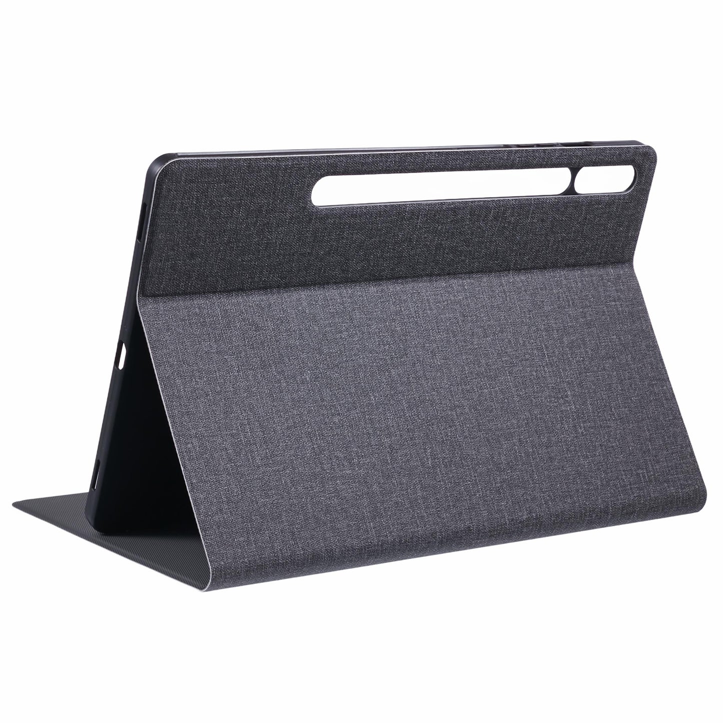 X-LEVEL For Samsung Galaxy Tab S9+ X810, X816B, X818U / Tab S9 FE+ Case Cloth Texture Leather Tablet Cover - Grey