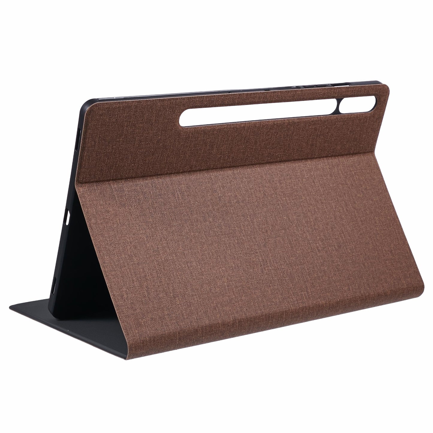 X-LEVEL For Samsung Galaxy Tab S9+ X810, X816B, X818U / Tab S9 FE+ Case Cloth Texture Leather Tablet Cover - Brown