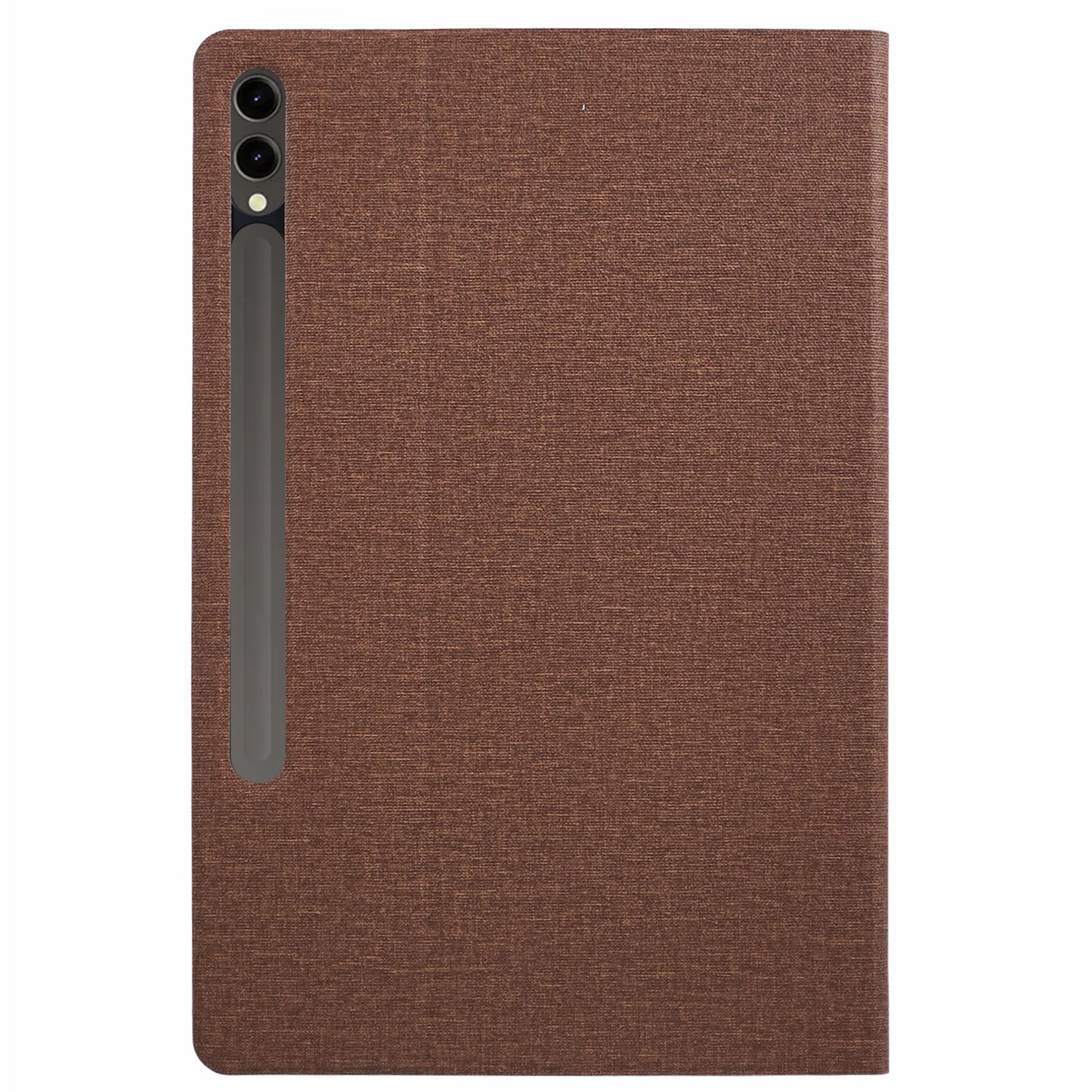 X-LEVEL For Samsung Galaxy Tab S9+ X810, X816B, X818U / Tab S9 FE+ Case Cloth Texture Leather Tablet Cover - Brown