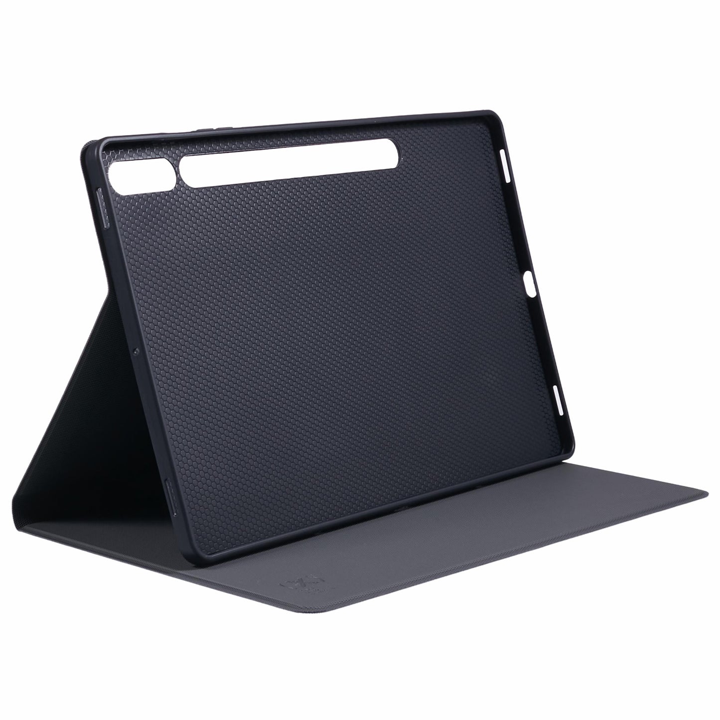 X-LEVEL For Samsung Galaxy Tab S9+ X810, X816B, X818U / Tab S9 FE+ Case Cloth Texture Leather Tablet Cover - Black