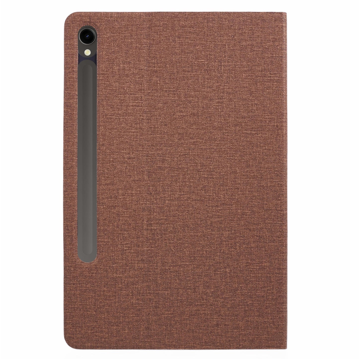 X-LEVEL For Samsung Galaxy Tab S9 X710, X716B, X718U / Tab S9 FE Case Cloth Texture Leather Tablet Cover - Brown