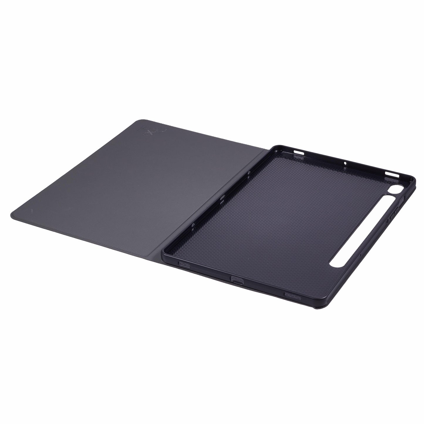 X-LEVEL For Samsung Galaxy Tab S9 X710, X716B, X718U / Tab S9 FE Case Cloth Texture Leather Tablet Cover - Black