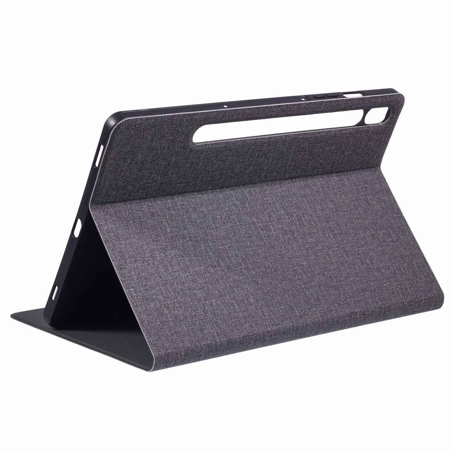 X-LEVEL For Samsung Galaxy Tab S9 X710, X716B, X718U / Tab S9 FE Case Cloth Texture Leather Tablet Cover - Grey
