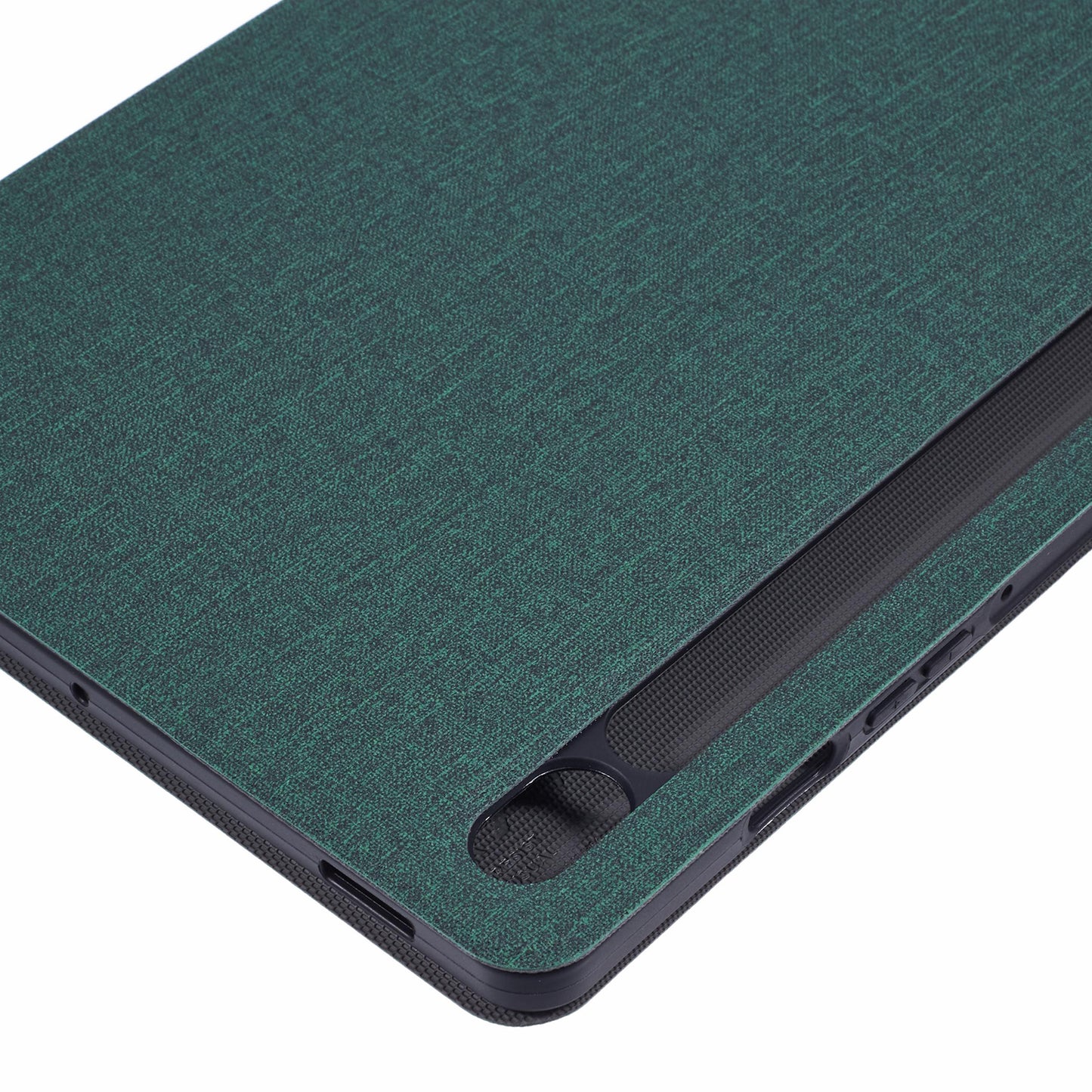 X-LEVEL For Samsung Galaxy Tab S9 X710, X716B, X718U / Tab S9 FE Case Cloth Texture Leather Tablet Cover - Green