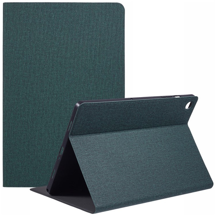 X-LEVEL For Samsung	Galaxy Tab A9+ X216B, X210, X218 Case Cloth Texture Leather Tablet Cover - Green