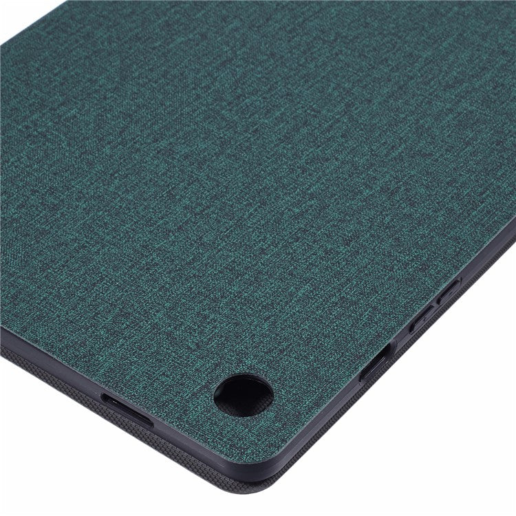 X-LEVEL For Samsung	Galaxy Tab A9+ X216B, X210, X218 Case Cloth Texture Leather Tablet Cover - Green