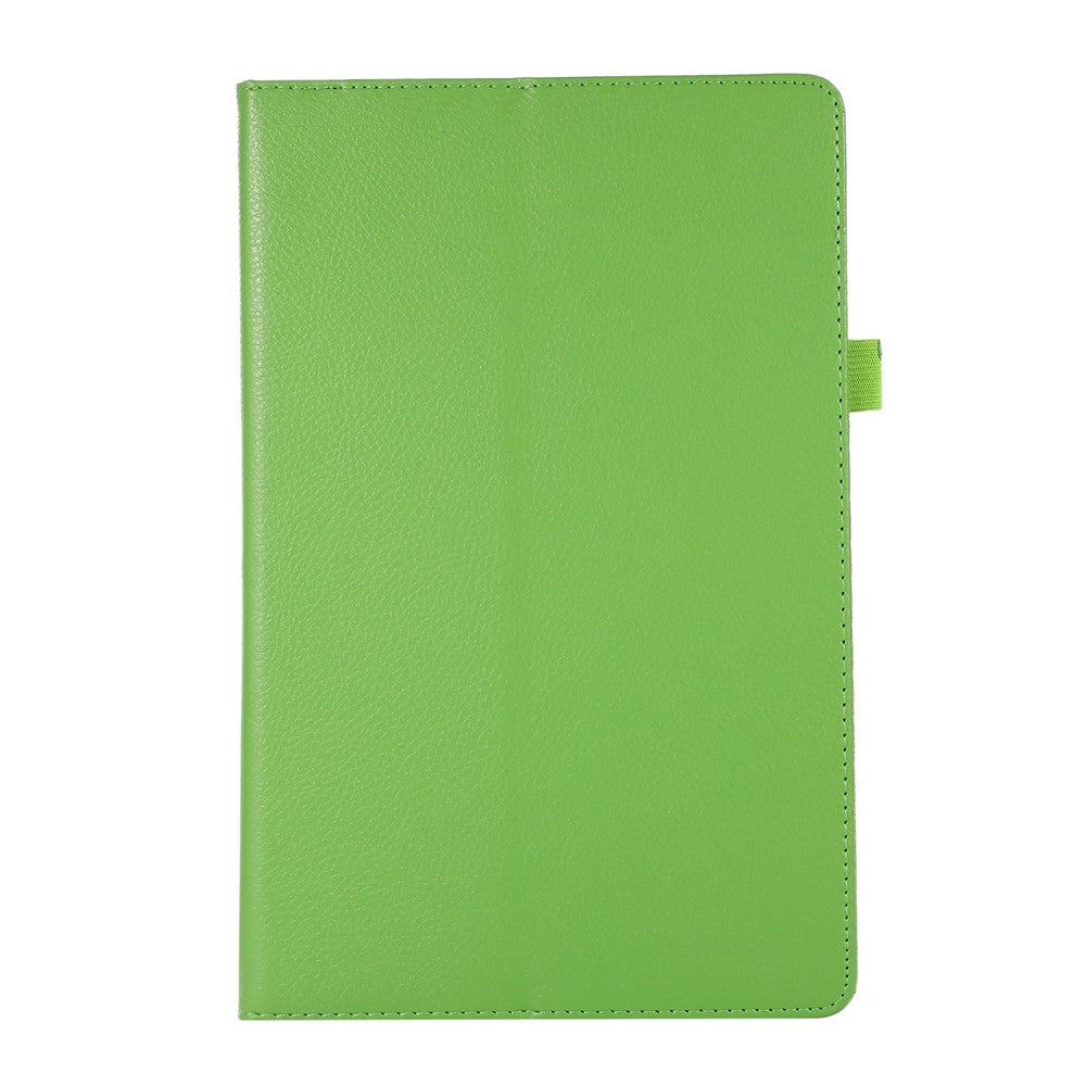 Shockproof Case for Lenovo Tab M10 Plus (3rd Gen) / Xiaoxin Pad 2022 10.6 inch Litchi Texture PU Leather Folio Flip Cover Folding Stand Tablet Case - Green