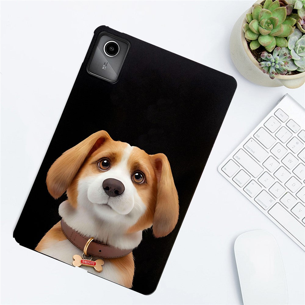For Lenovo Tab M11 Case Pattern Printing Slim TPU Tablet Protective Cover - Harrier Beagle