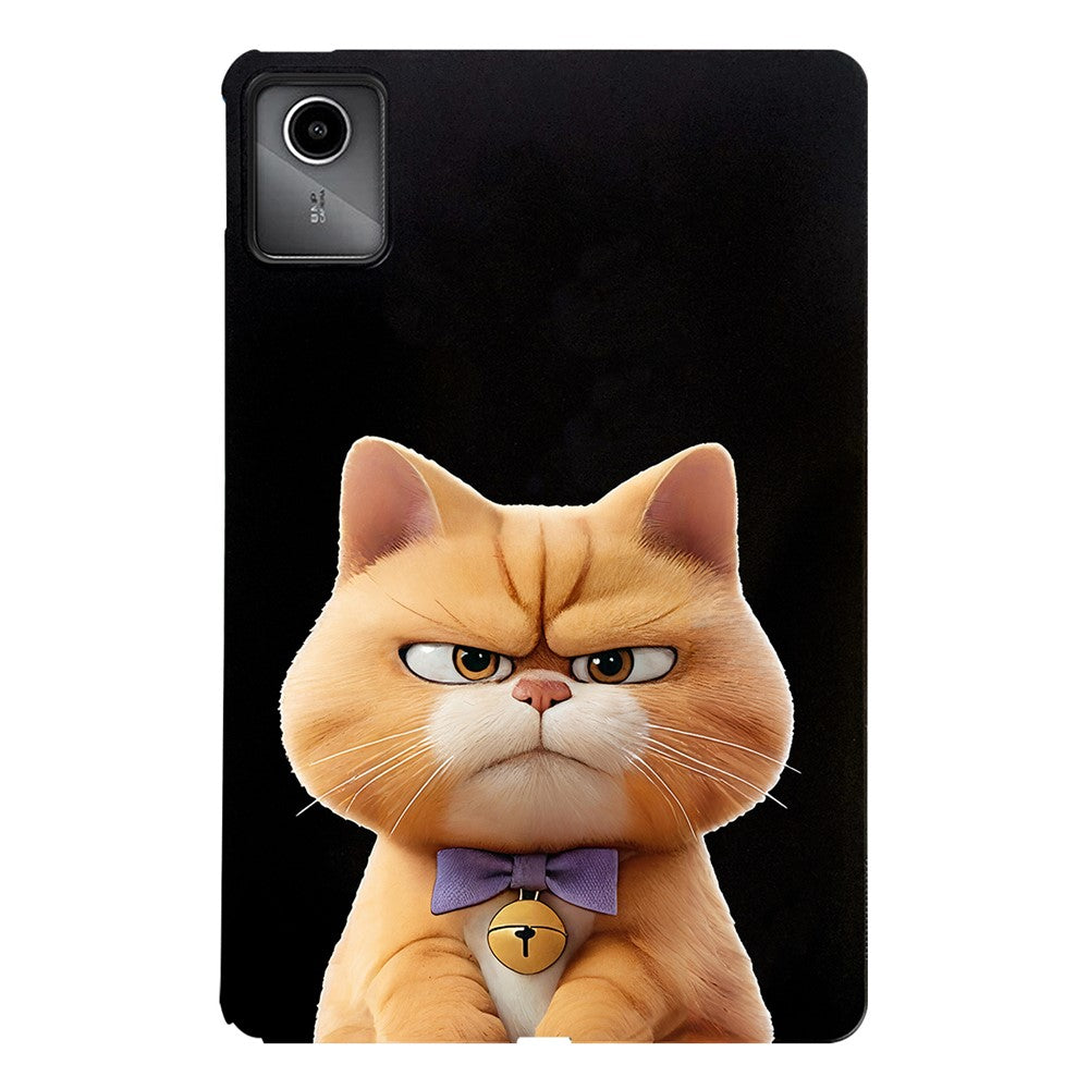 For Lenovo Tab M11 Case Pattern Printing Slim TPU Tablet Protective Cover - Garfield Cat