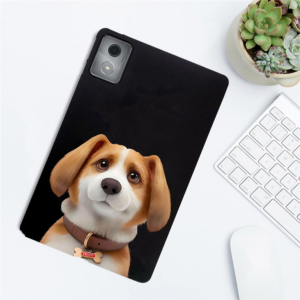 For Lenovo Tab M11 Plus Case Pattern Printing Slim TPU Tablet Protective Cover - Harrier Beagle