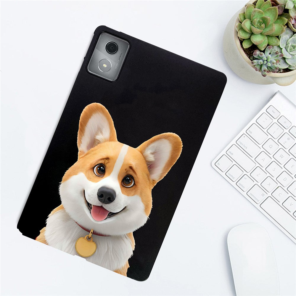 For Lenovo Tab M11 Plus Case Pattern Printing Slim TPU Tablet Protective Cover - Shorthair Cat