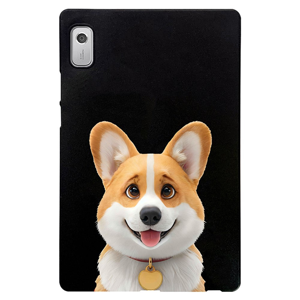 For Lenovo Tab M9 Case Pattern Printing Slim TPU Tablet Protective Cover - Corgi