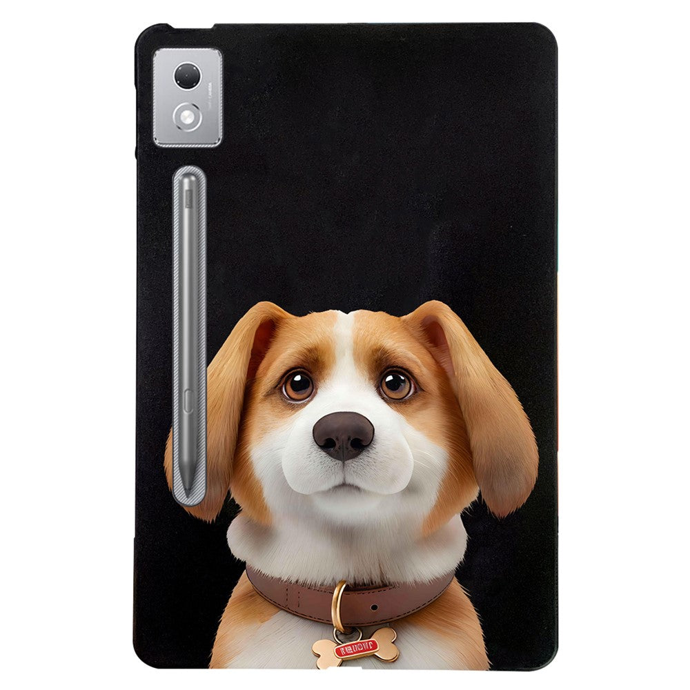 For Lenovo Tab P12 Pro 12.7 2025  /  Xiaoxin Pad Pro 12.7 (2025) Case Pattern Printing Slim TPU Tablet Protective Cover - Harrier Beagle