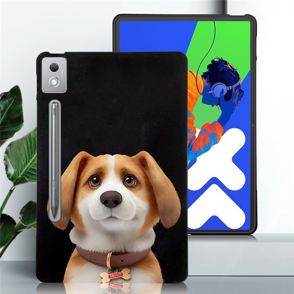 For Lenovo Tab P12 Pro 12.7 2025  /  Xiaoxin Pad Pro 12.7 (2025) Case Pattern Printing Slim TPU Tablet Protective Cover - Harrier Beagle