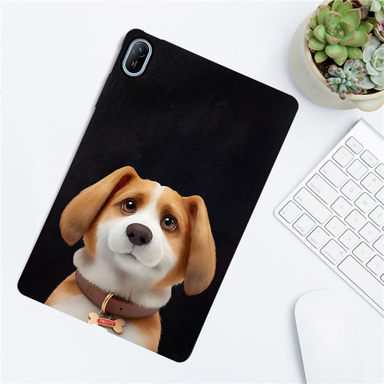 For Huawei MatePad SE 11 Case Pattern Printing Slim TPU Tablet Protective Cover - Harrier Beagle