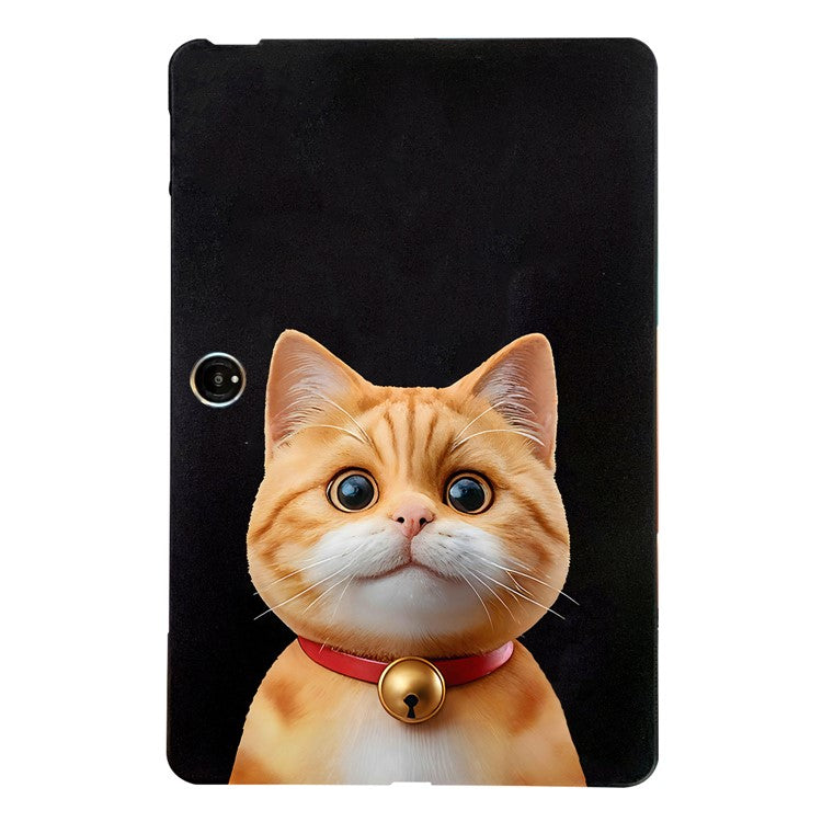 TPU Case For Oppo Pad Neo  /  Pad Air 2  /  OnePlus Pad Go Pattern Printing Slim Tablet Protective Cover - Shorthair Cat
