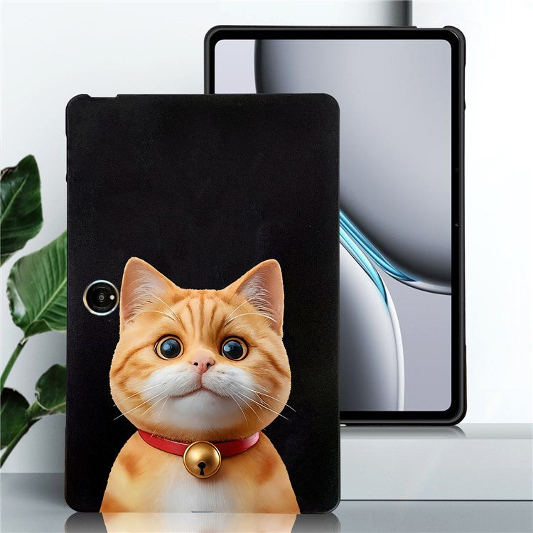 TPU Case For Oppo Pad Neo  /  Pad Air 2  /  OnePlus Pad Go Pattern Printing Slim Tablet Protective Cover - Shorthair Cat