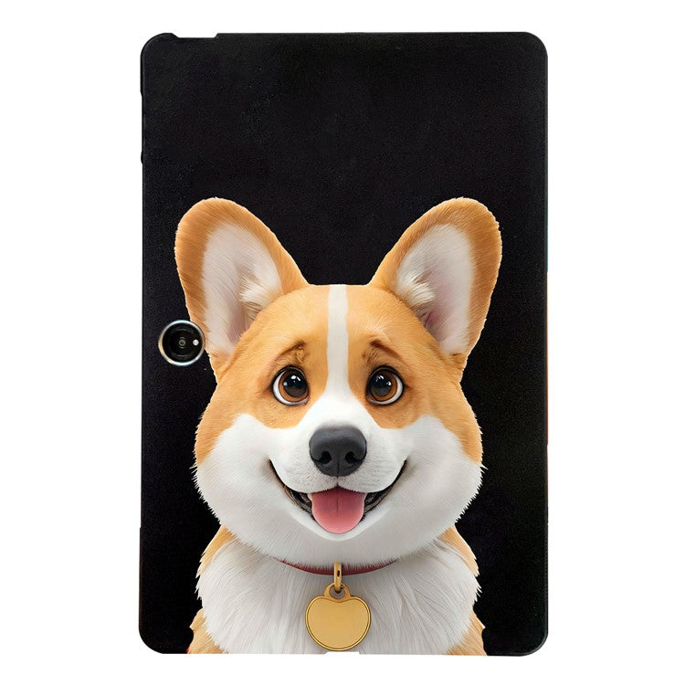 TPU Case For Oppo Pad Neo  /  Pad Air 2  /  OnePlus Pad Go Pattern Printing Slim Tablet Protective Cover - Corgi
