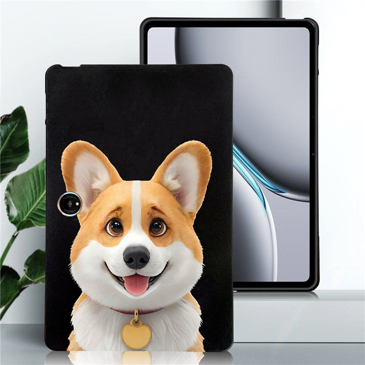 TPU Case For Oppo Pad Neo  /  Pad Air 2  /  OnePlus Pad Go Pattern Printing Slim Tablet Protective Cover - Corgi